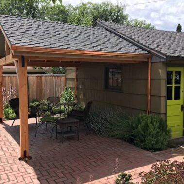 Copper K-Style Gutter with Round Downspout