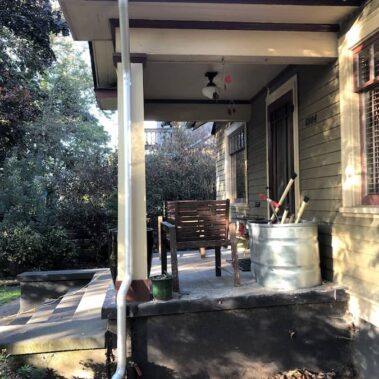 Royal Gutters' galvanized half-round gutters with external brackets - expert Portland installation. Free estimate: 503-558-8700