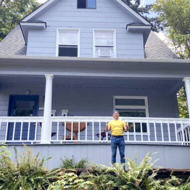 Royal Gutters Portland completed project showcase: expert gutter installation on craftsman home. Professional results. Call 503-558-8700
